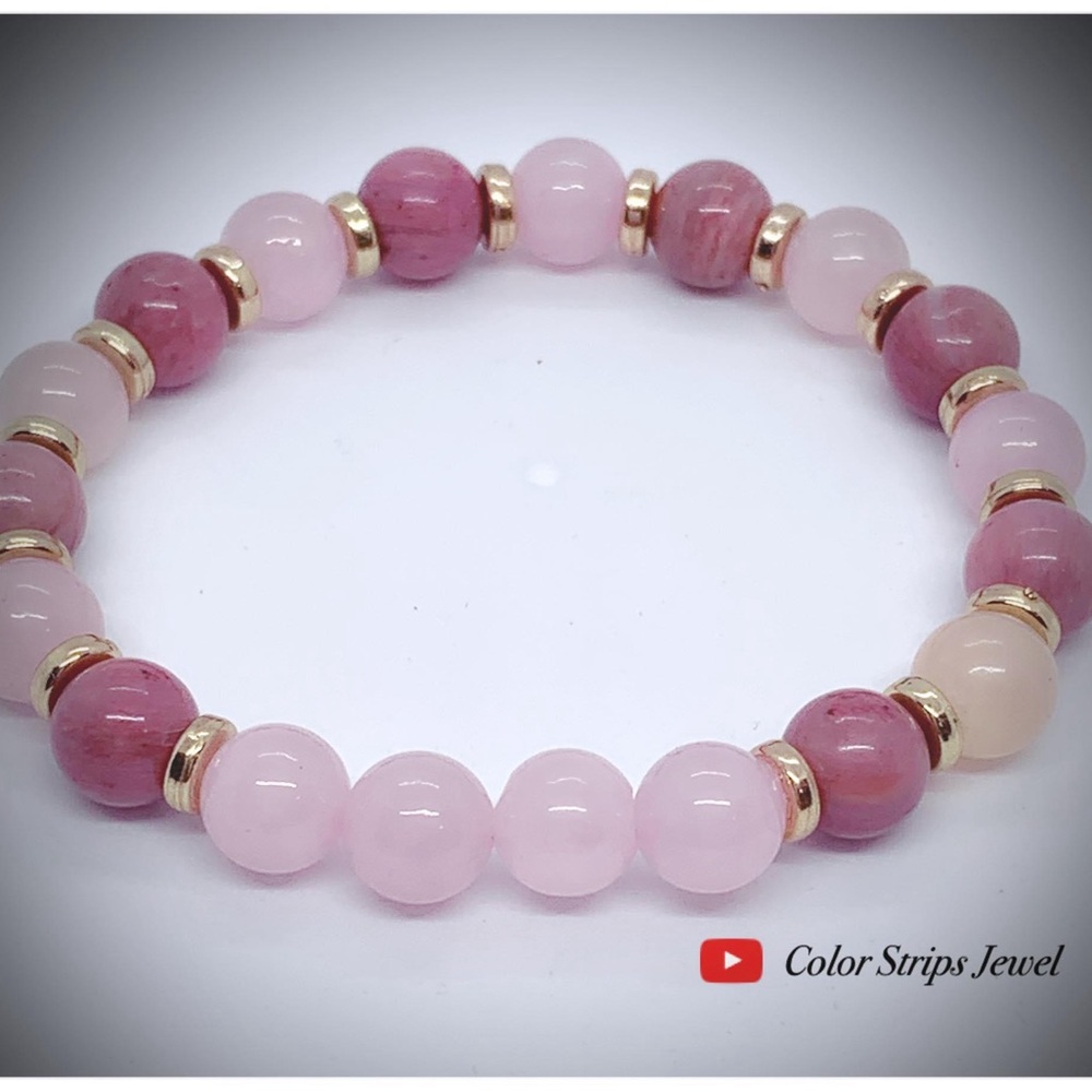 Rose Quartz & Rhodonite 'Everlasting Love'
